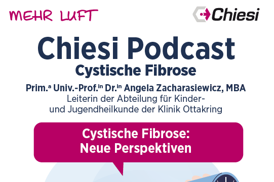 Ankündigung CF Podcast Chiesi mit Prim. Zacharasiewicz