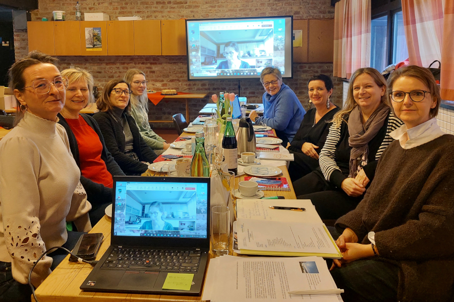 Der Vorstand der CF Hilfe OÖ bei der Vorstandsklausur im Jänner 2025