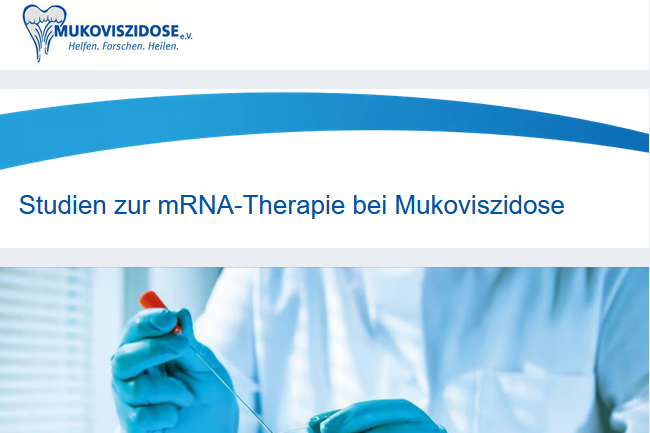 Screenshot vom ersten Teil den Newsletters April 2026 des muko.ev. Zu sehen ist angeschnittenes Bild von Person in weißem Kittel und blauen Gummihandschuhen.